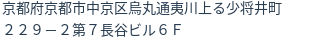 住所(登記所在地)