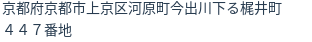 住所（登記所在地）