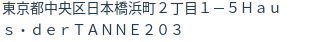 住所(登記所在地)