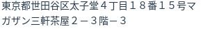 住所(登記所在地)