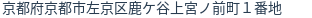 住所（登記所在地）