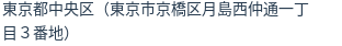住所(登記所在地)