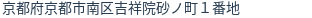 住所(登記所在地)