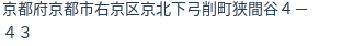 住所(登記所在地)