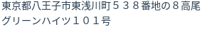住所（登記所在地）