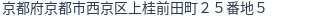 住所（登記所在地）