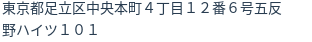 住所(登記所在地)
