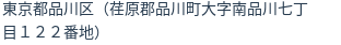 住所（登記所在地）