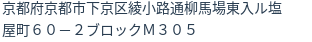 住所(登記所在地)
