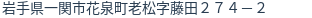住所(登記所在地)