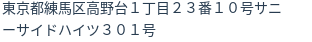 住所(登記所在地)