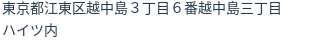 住所(登記所在地)