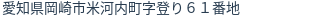 住所(登記所在地)