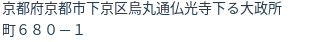 住所（登記所在地）