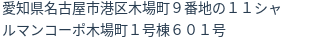 住所（登記所在地）