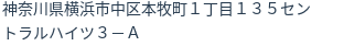 住所（登記所在地）