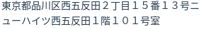 住所（登記所在地）