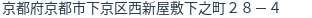住所（登記所在地）