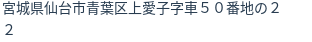 住所(登記所在地)