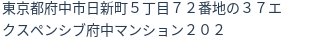 住所（登記所在地）