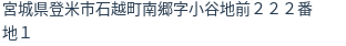 住所(登記所在地)