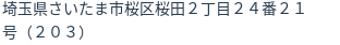 住所(登記所在地)