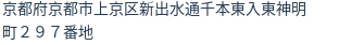 住所（登記所在地）