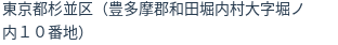 住所(登記所在地)