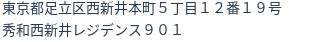 住所(登記所在地)