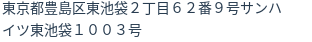住所(登記所在地)