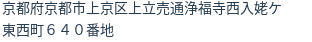 住所(登記所在地)