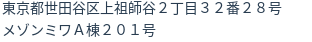 住所(登記所在地)