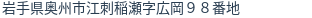 住所(登記所在地)