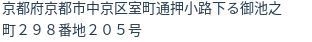 住所(登記所在地)
