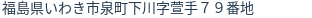 住所（登記所在地）