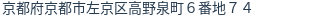 住所（登記所在地）