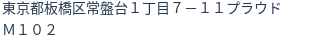 住所(登記所在地)