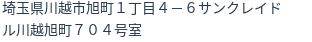 住所（登記所在地）