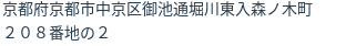 住所(登記所在地)