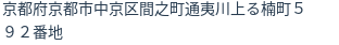 住所(登記所在地)