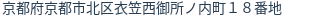 住所（登記所在地）