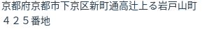 住所（登記所在地）