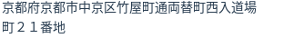 住所（登記所在地）