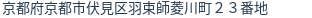 住所(登記所在地)