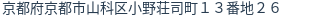 住所(登記所在地)