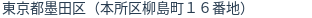 住所(登記所在地)