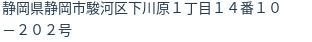 住所(登記所在地)