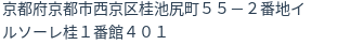 住所(登記所在地)