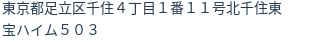 住所（登記所在地）