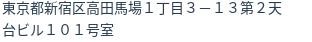 住所(登記所在地)
